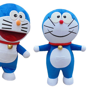 Carnival Costumes Animal Inflatable Doraemoning Mascot Costume Doraemoning Mascot,  blue and white manga cat Mascotte Cat