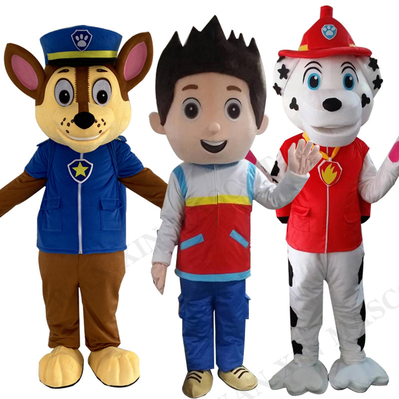 Event Performance Party character Dog Patrol Mascot Costume Adult Children birthday Cosplay mascot cloth plush