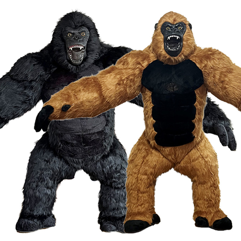 Full Body Naughty Funny Costume Suit for Halloween Party Inflatable Costume Gorilla Monkey mascot costume