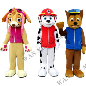 Adults PAW Dog Patrol Mascot Costume Custom Made Watermelon Mascots Cartoon Character Costumes For Party Custom Mascot Costumes