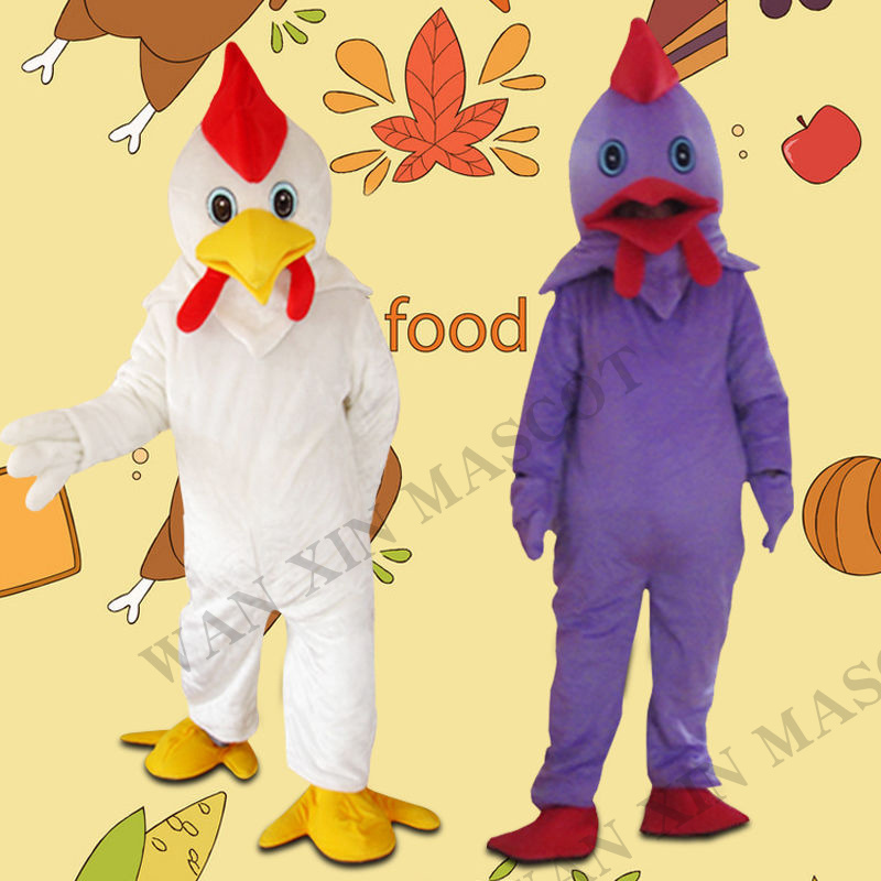 custom mascot Birthday Halloween cartoon character play animal chicken costume brown orange Chicken mascot costume