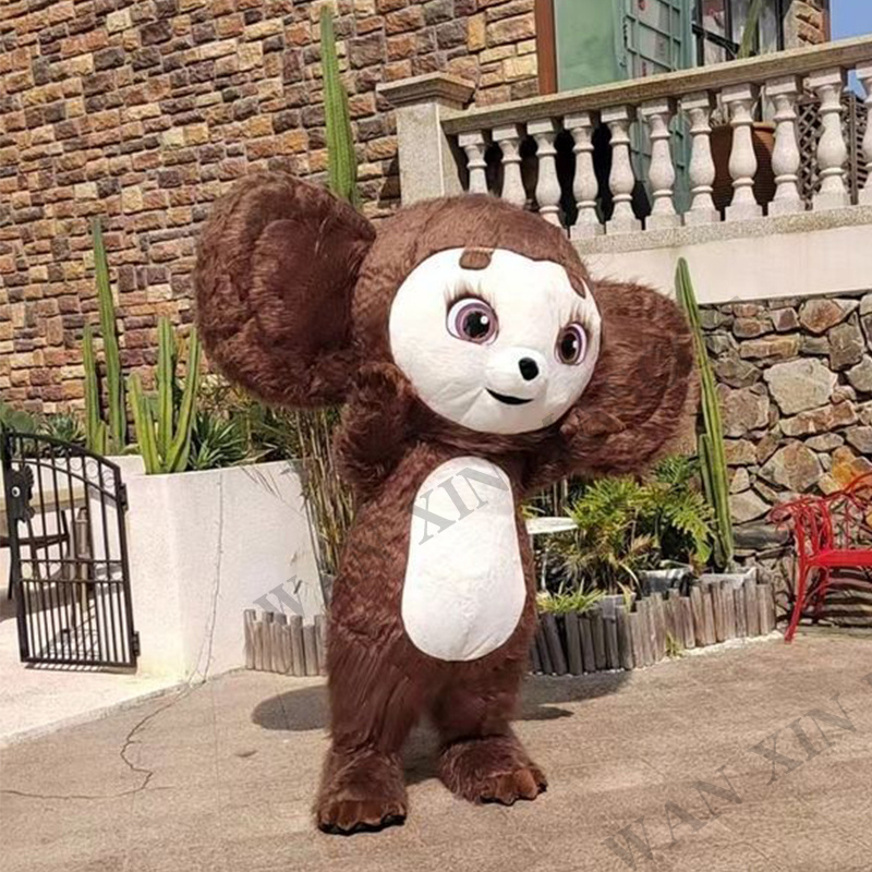 Halloween Christmas party celebration costume Stuffed monkey inflatable Cosplay costume monkey mascot costume