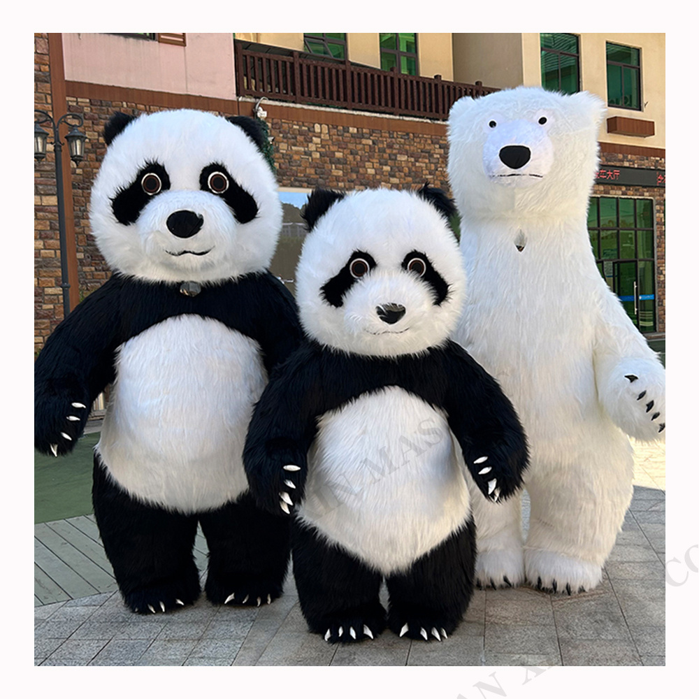 Party Tiger Rabbit Koala animal cartoon show costume Panda doll Adult costume Inflatable polar bear teddy bear mascot