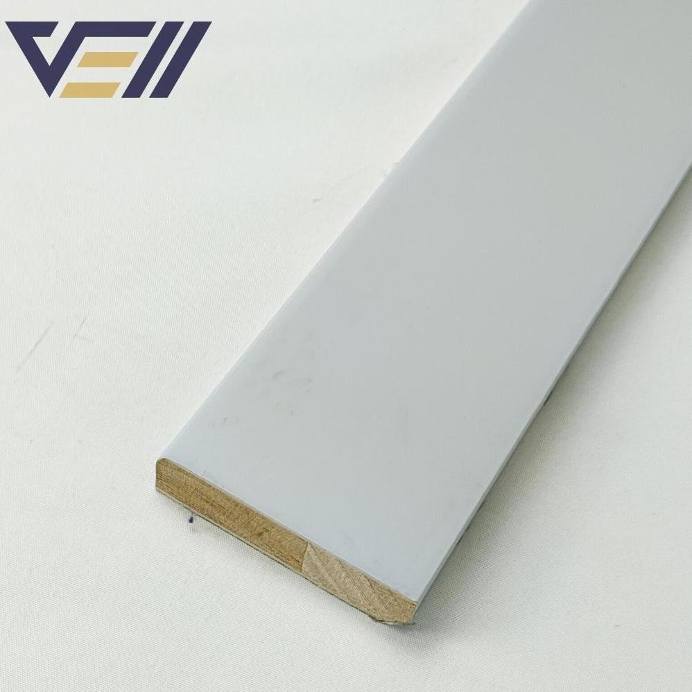 Waterproof White Primed Mdf /pine Wood / Solid Wood Crown Moulding Trim/skirting Moulding