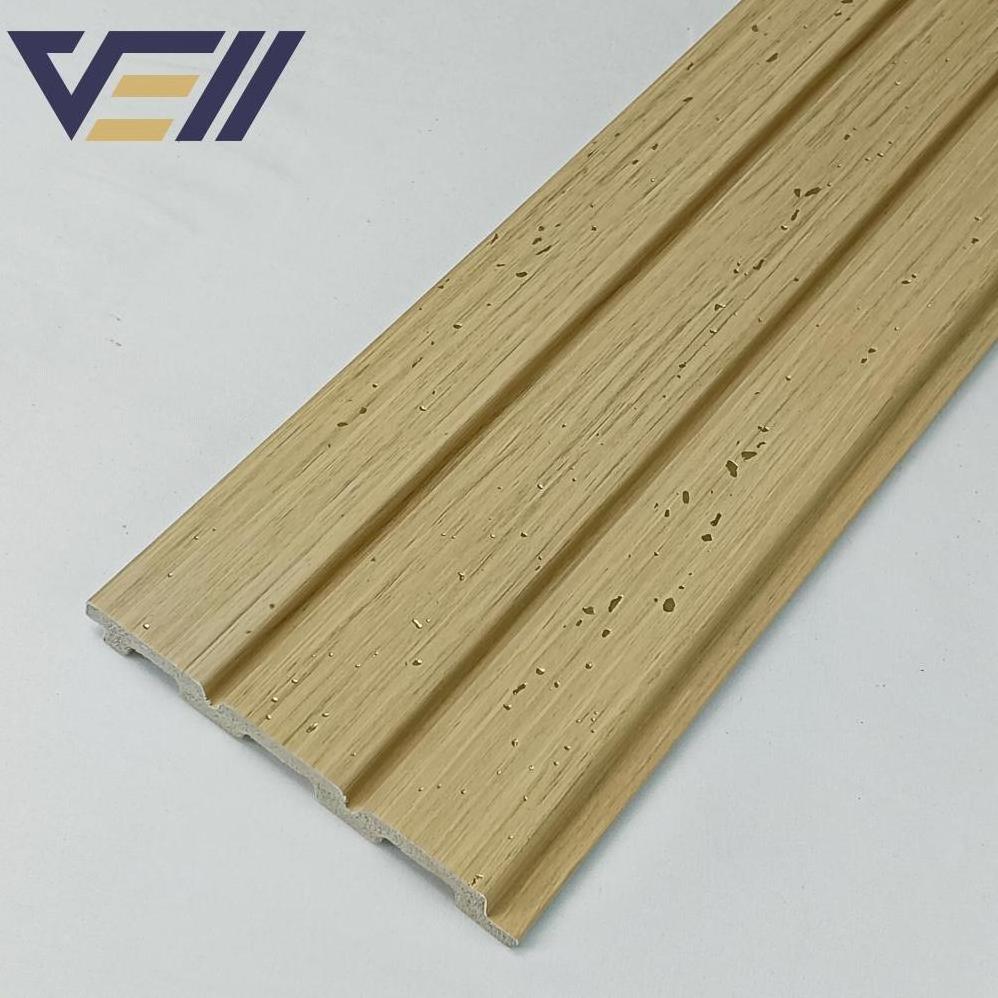 Outdoor Bamboo Fiberglass Steal Other Brand New 120cm Cladding Slat Wood Ps Wall Panel For House