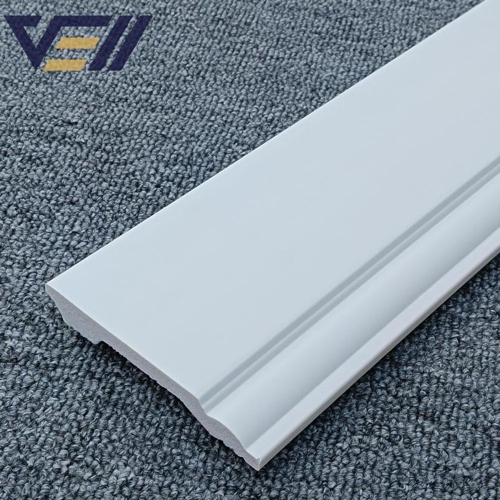 Factory Polystyrene Ps Skirting Board&plastic Wall Eco-friendly Moulding&pvc Foam Cornice Led Skirting Board