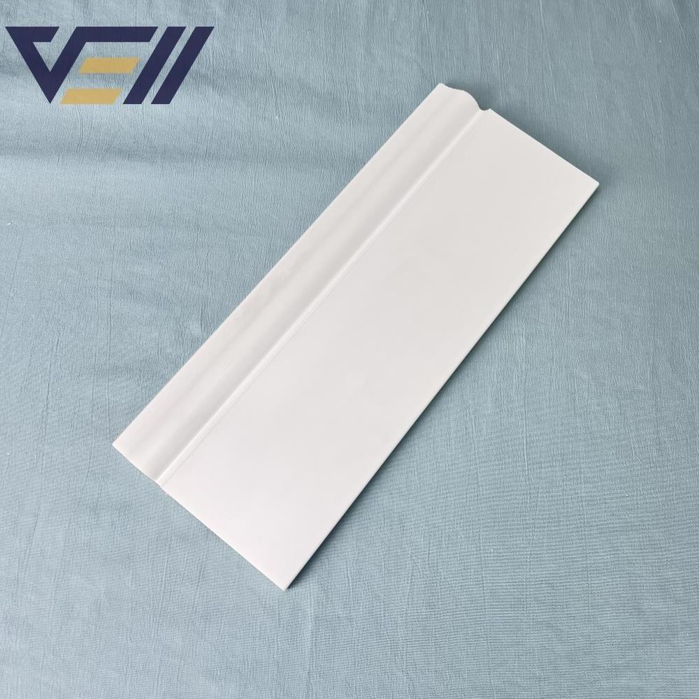 Light Plaster Line PVC Material PS skirting Panels MDF Moulding White PS Moulding