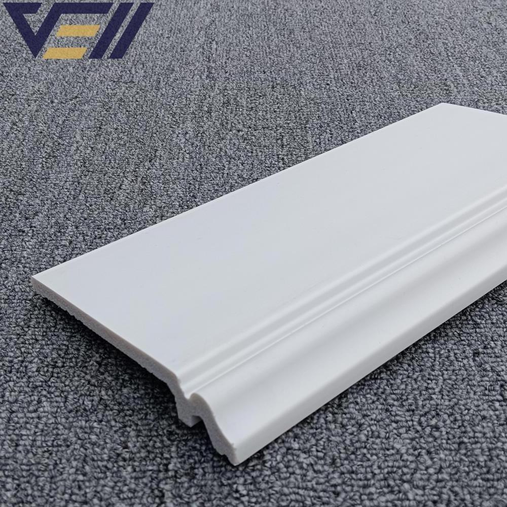 VELL Factory price customization ps Polystyrene composite cabinet skirting line board skirting vinyl molding trim