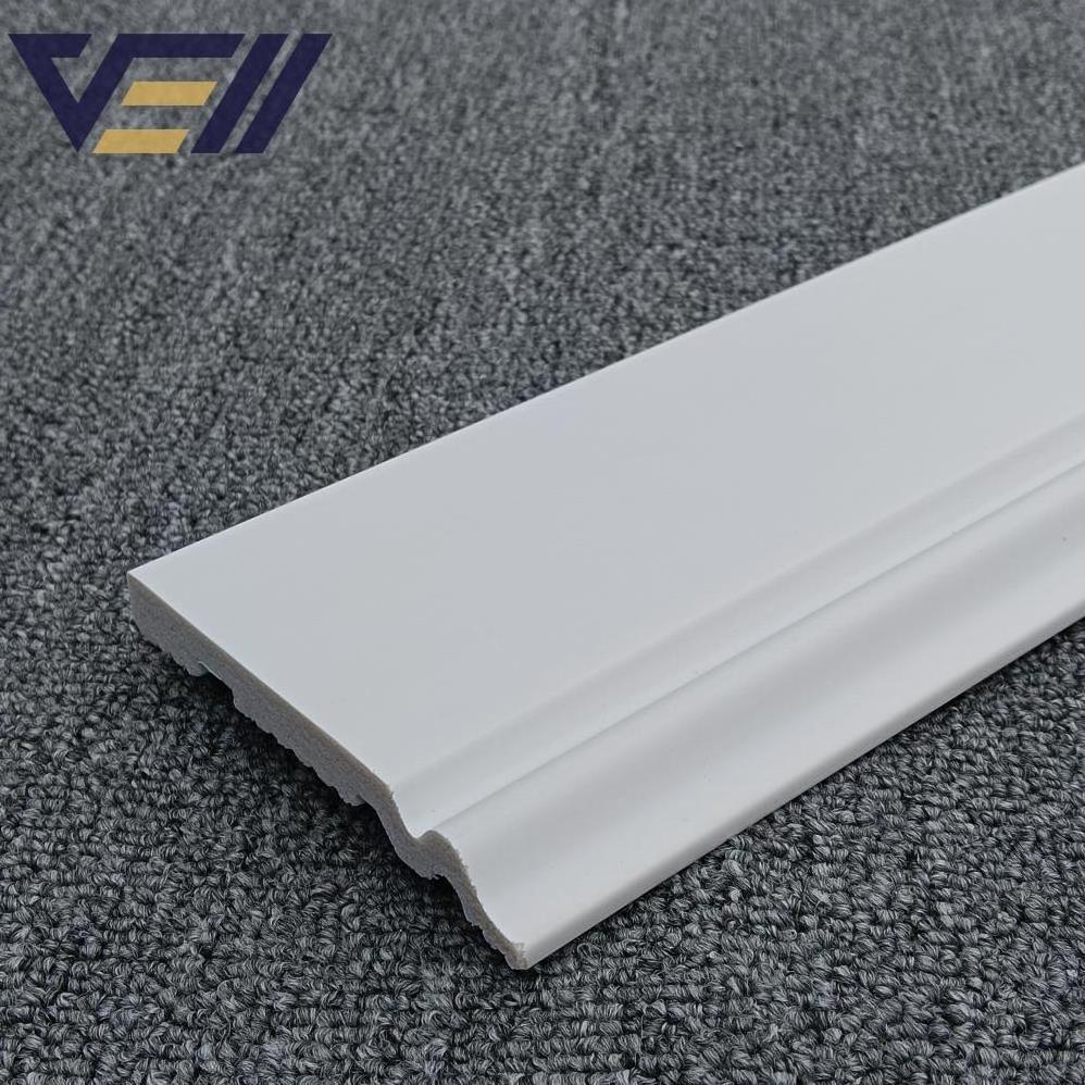 Polyurethane Foam Wall Baseboard Wooden Molding Trim Flooring Flexible Ps Skirting Board Gypsum Cornice Mould For Decor