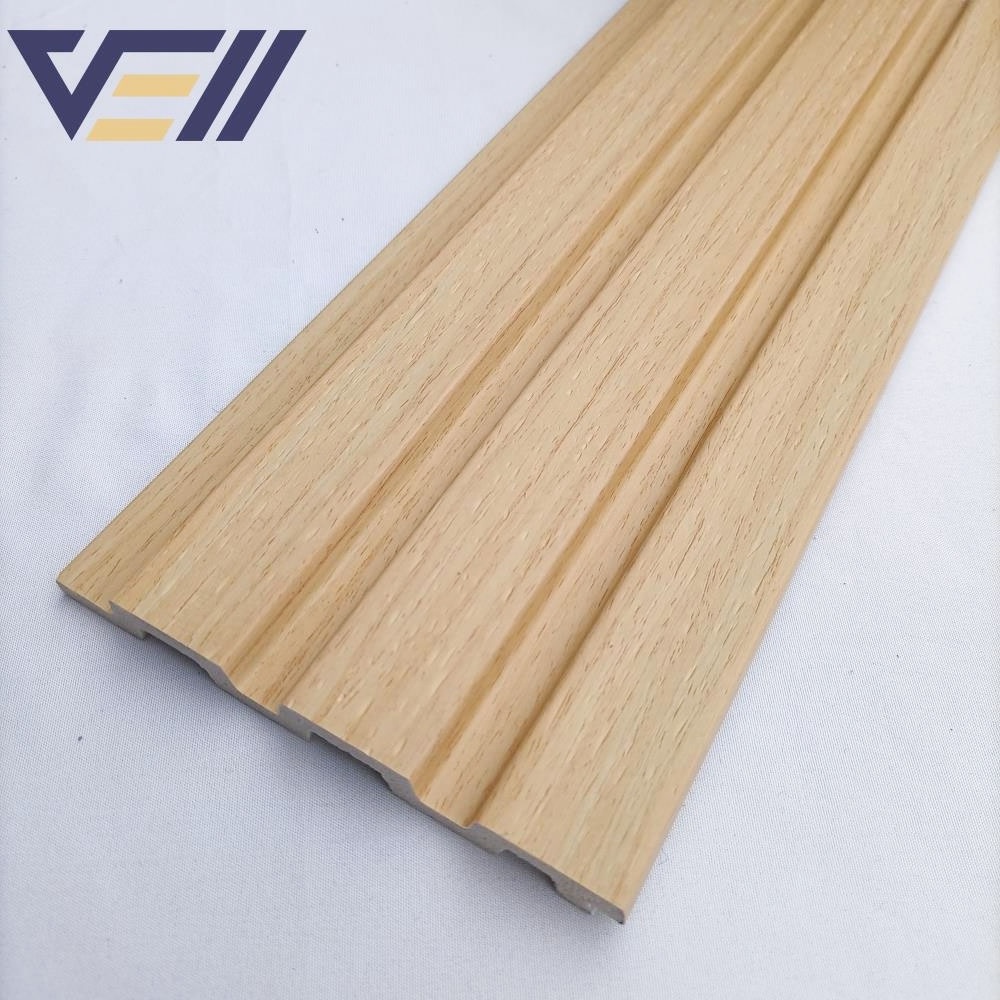 Eco-Friendly Wooden Louver Panel PS Louver Ceiling Panel Plastic planks for Indoor Wall