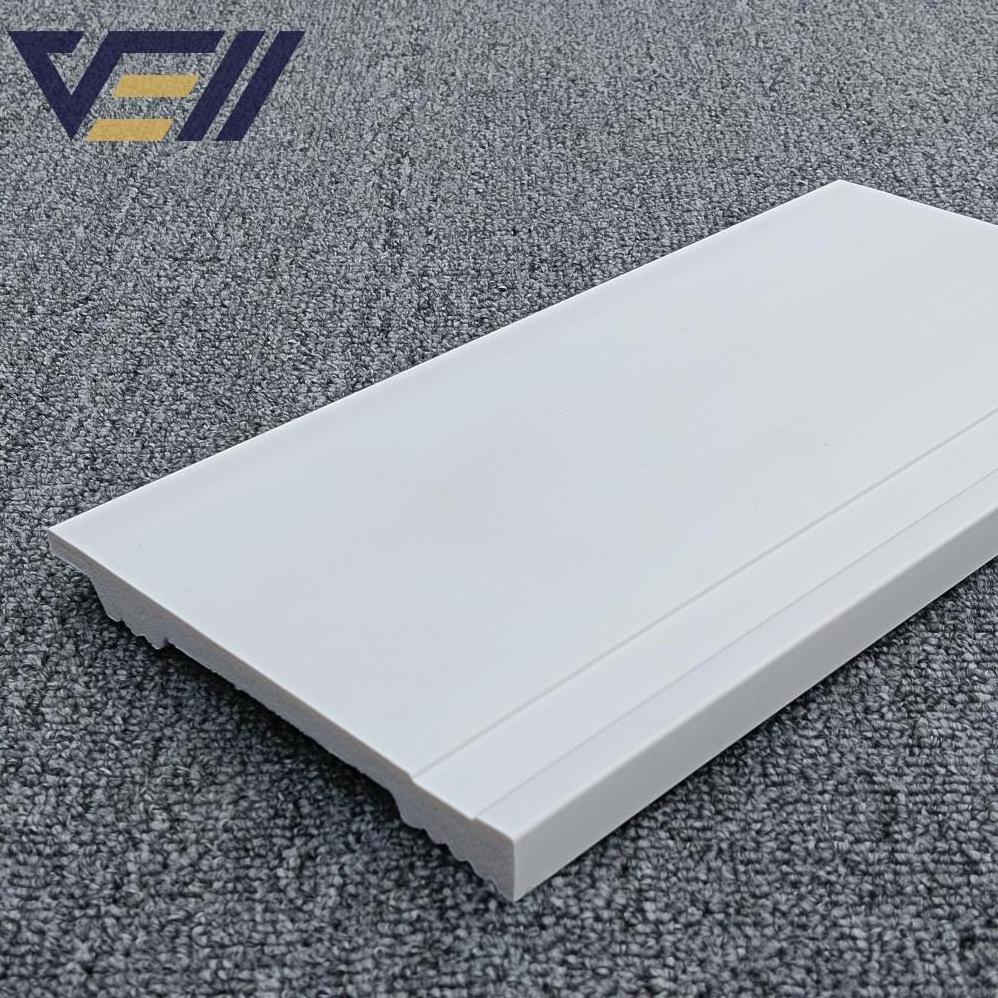 Factory Fine Quality Interior Decoration Moisture-proof Plastic Ps Moulding Skirting Ps Cornices Wainscoting Chair Rail Molding