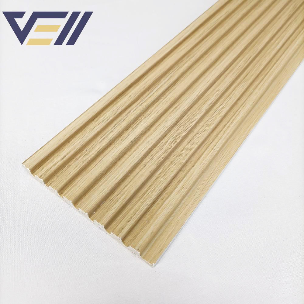 Waterproof Wholesales Wooden Color Interior PS Wall Panel Fluted Faux Stone Wall Panels for Building Construction