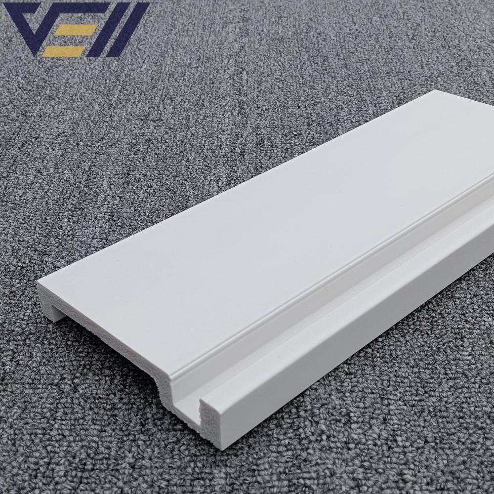 VELL Factory price customization ps Polystyrene composite cabinet skirting line board skirting vinyl molding trim