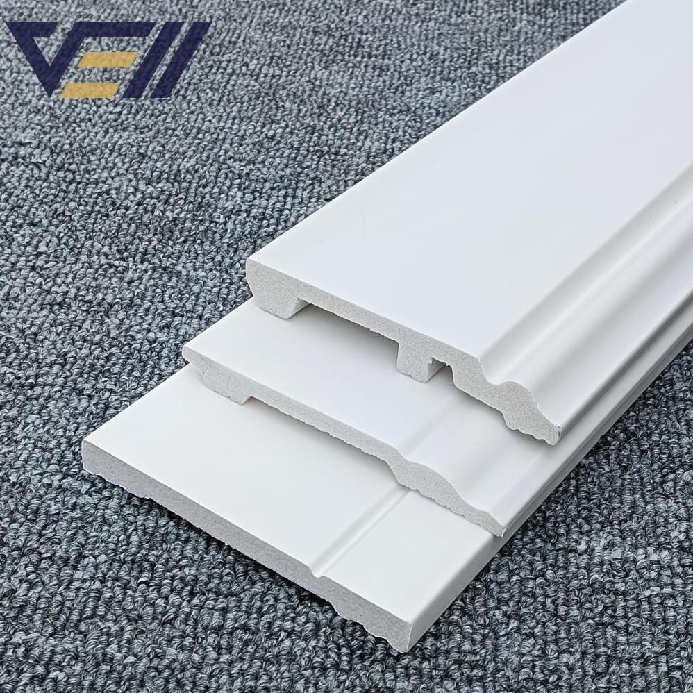 High Quality Wooden Ps Pvc Skirting Board Skirting Board Trim Edge Protectors Baseboard