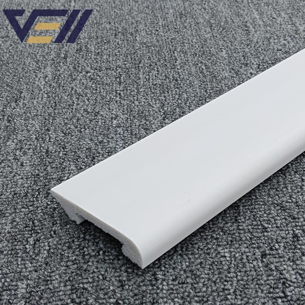 Polyurethane Foam Wall Baseboard Wooden Molding Trim Flooring Flexible Ps Skirting Board Gypsum Cornice Mould For Decor