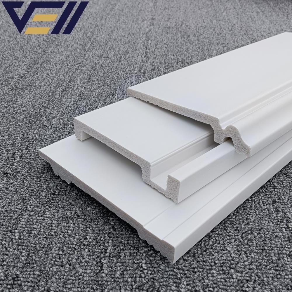 VELL Factory price customization ps Polystyrene composite cabinet skirting line board skirting vinyl molding trim