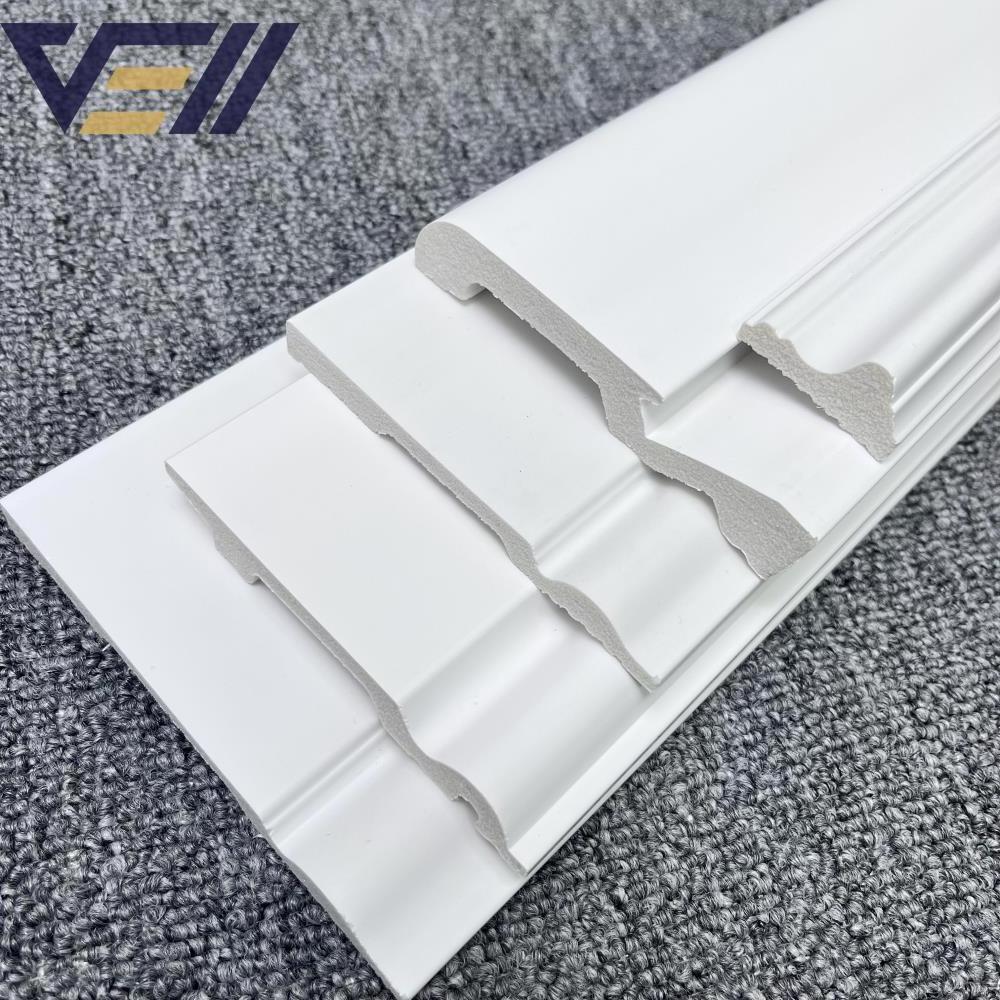 ps foam charcoal polystyrene waterproof plastic foam custom floor skirting roof base solid wood board stair wall trim line