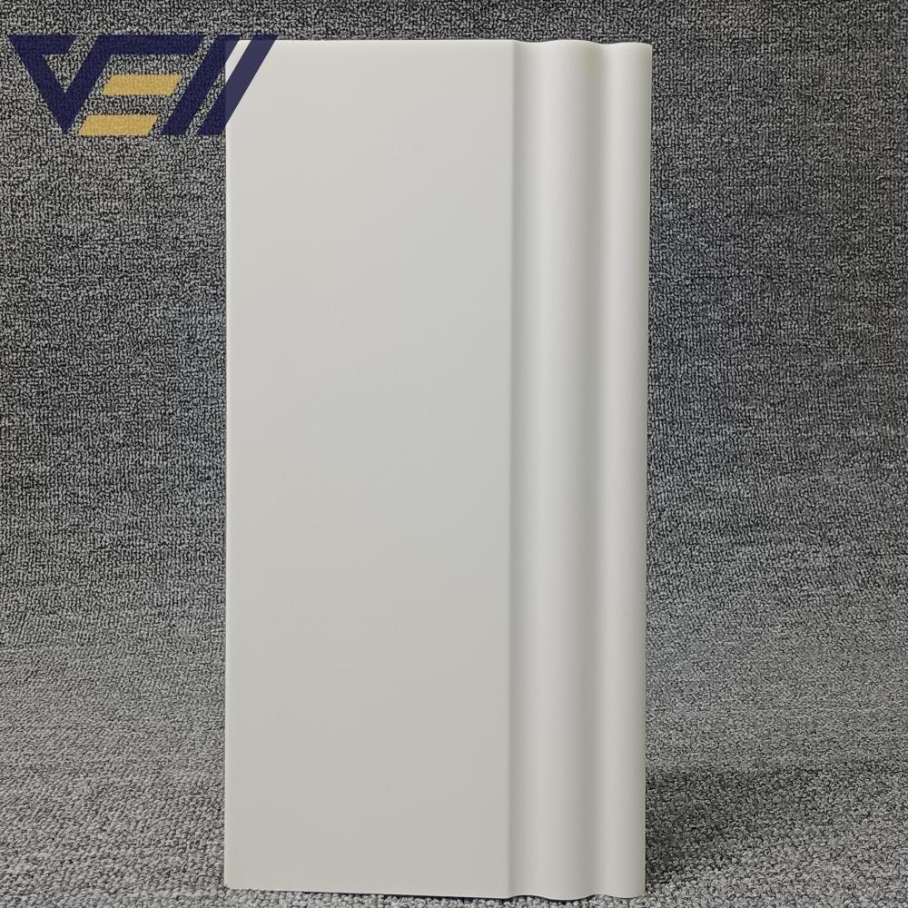 Europe Skirting Board Hidden Wall Skirting Profile White Flexible Skirting  PS Carved Moulding Skirting