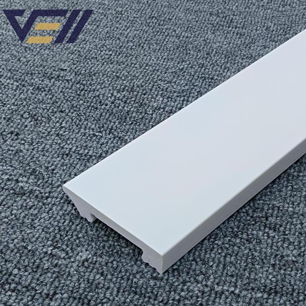 Factory Polystyrene Ps Skirting Board&plastic Wall Eco-friendly Moulding&pvc Foam Cornice Led Skirting Board