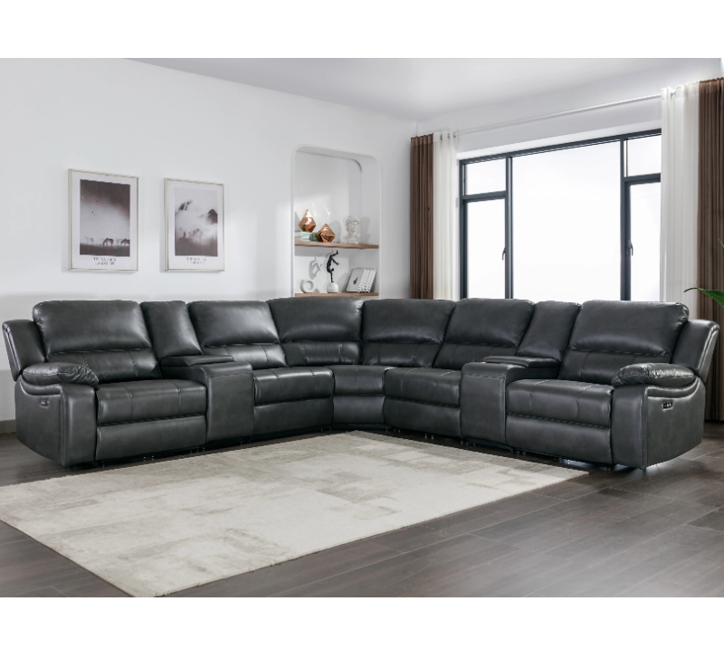 living room sofa set l shape corner 6pcs power rocker recliner chair sectional recliner sofa 7 seater set couch with console