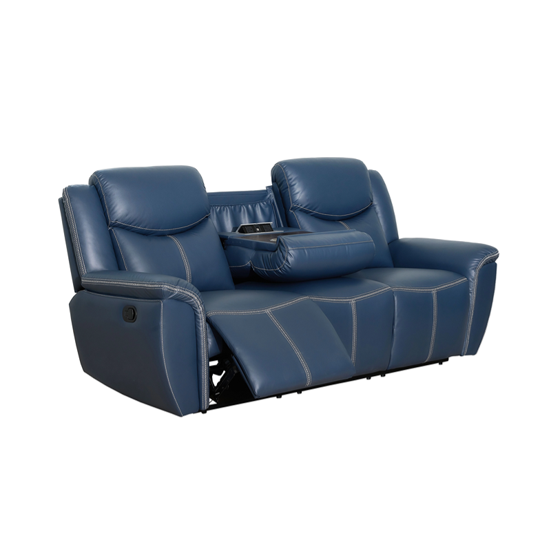 modern living room dropdown table 321 seater sofa set glider silla double sofa leather 3 seat recliner sectional