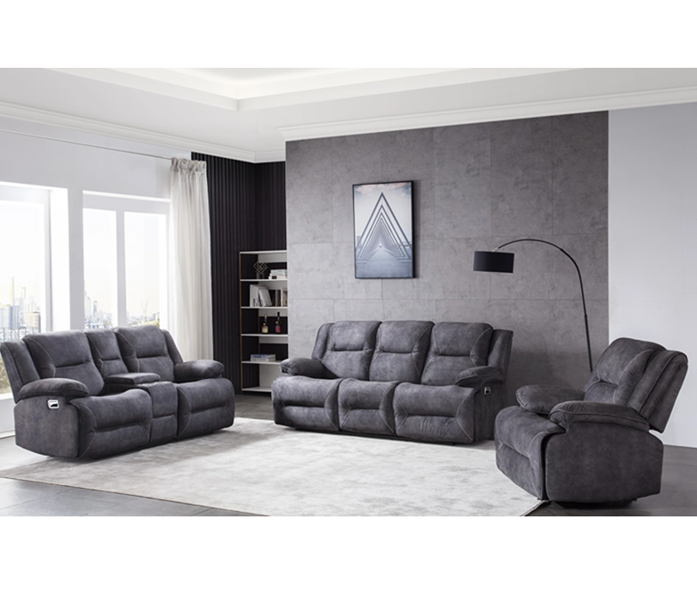 Modern 321 power glider reclining chair electric double sofa set  luxury reclining furniture for living room