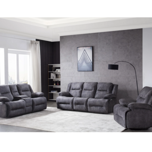 Modern 321 power glider reclining chair electric double sofa set  luxury reclining furniture for living room