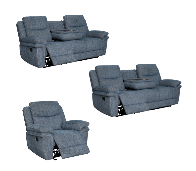 Modern furniture glider chair sofa set recliner 321 seater power reclining sectional sofa