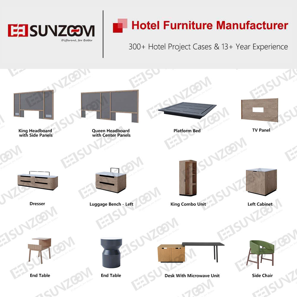 2022 Marriott Hotel King Size Bedroom Furniture Sets Fairfield Inn Room Hotel Furniture