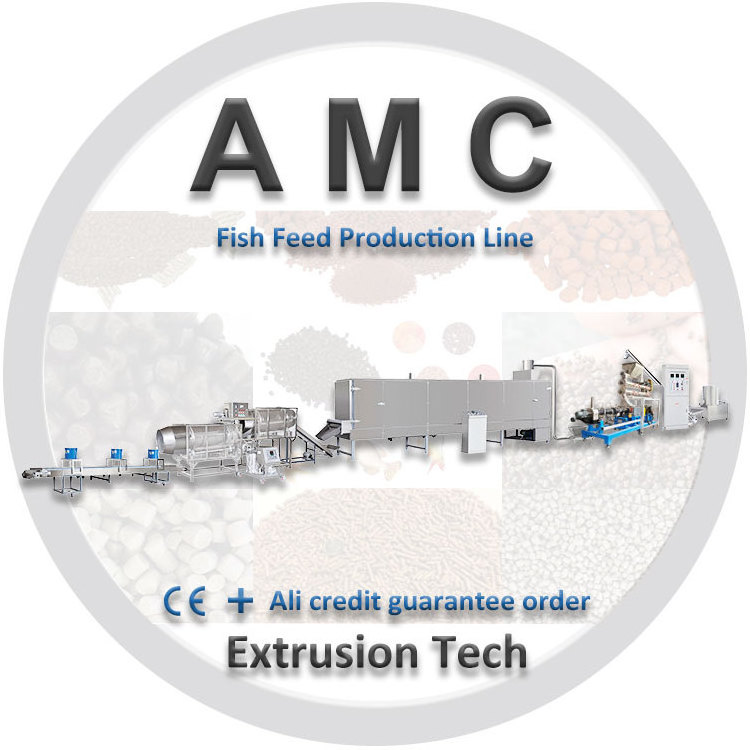 More than 10 years experience machine for make fish food fish float feed pellet machine fish production processing line