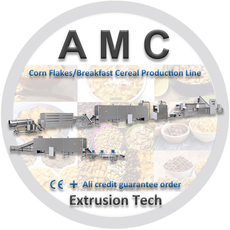 Americhi kelloggs coco pops breakfast cereal machine + cornflakes processing line + corn flake machine