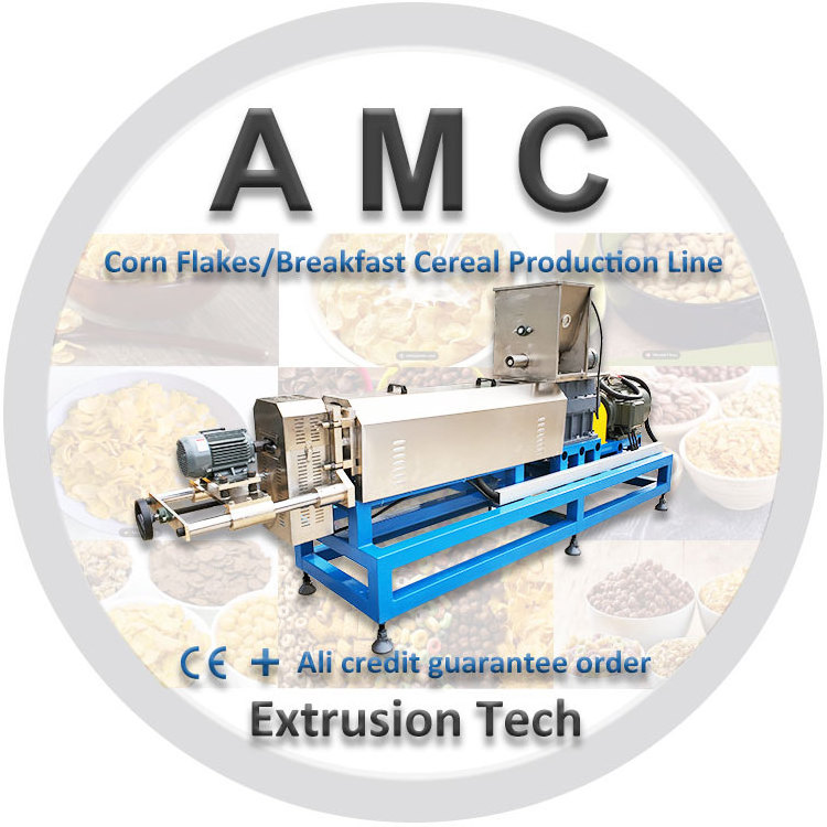 Americhi kelloggs coco pops breakfast cereal machine + cornflakes processing line + corn flake machine