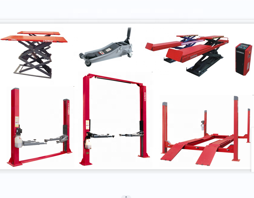 LAUNCH Used Auto Practical Double Hydraulic Two Post Column Lift 4 Tons Car Lift For Sale