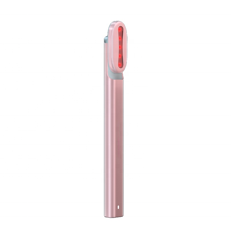 Durable dark circles wrinkle remover wand warm ems red led light eye beauty care pen