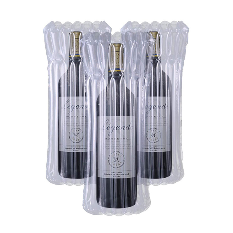 Ameson recycled plastic inflatable wine bottle protector for air travel