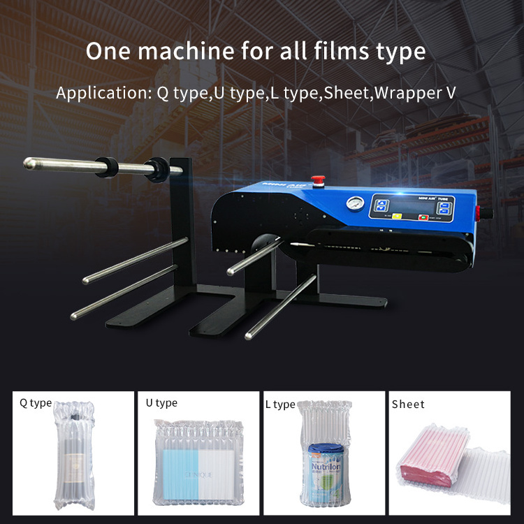 MINI AIR Tube3 inflate air column packaging machine for all type cushion film