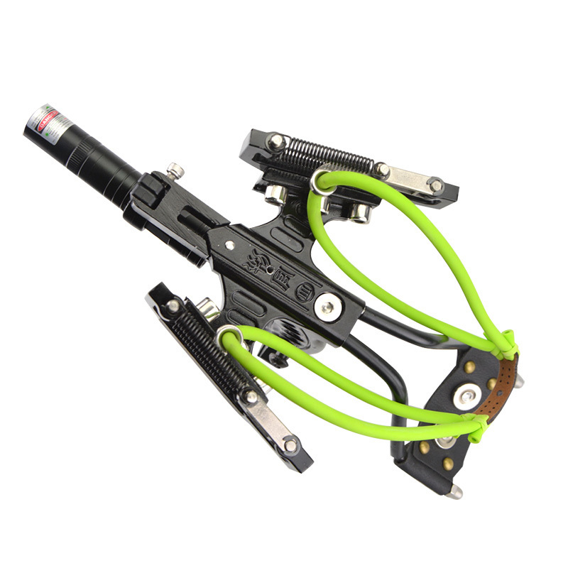 New Metal Laser Slingshot Hunting And Fishing Professional Slingshot Outdoor Powerful Fishing Slingshot