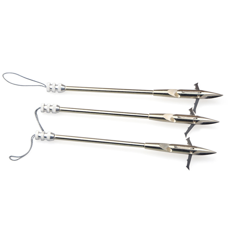 Fishing Broadhead Arrow Flying Shark Projectile Shoots Pike Stainless Steel Catapult Slingshot Bow Hunting Fish Dart