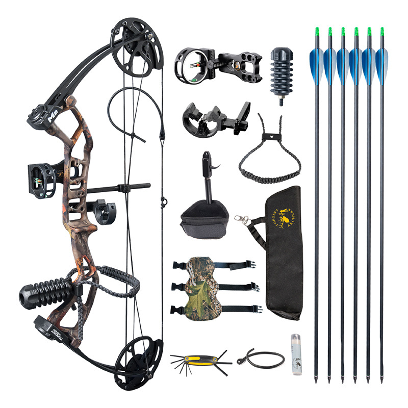 10lbs-40lbs archery hunting and shooting compound bow aluminum compound bow china compound bow with accessories