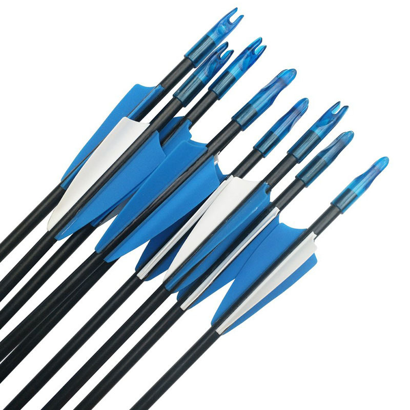 Archery Fiberglass Arrow Compound/Recurve Bow Shooting Practice Composite Fiberglass Arrows For Hunting Accessories