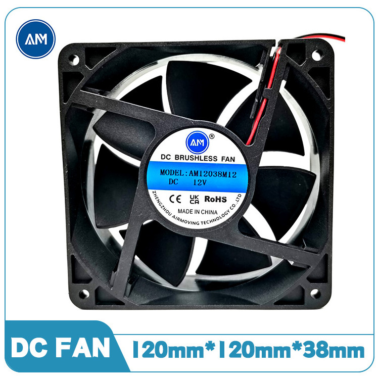 12v For Wood Stove 120mm 12 Volt Exhaust Cooling Fan Dc Fan