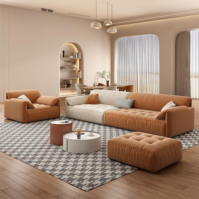 Velvet Chesterfield Lounge Sofa 3 Seat Large Velvet Corner Sofas Indoor High Quality Fabric Sofa Set