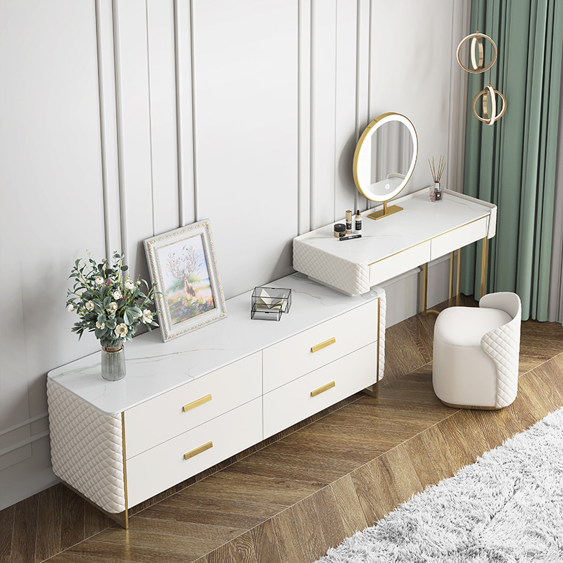 Girls Wood Makeup Vanity Modern Bedroom Furniture White modern dresser for bedroom