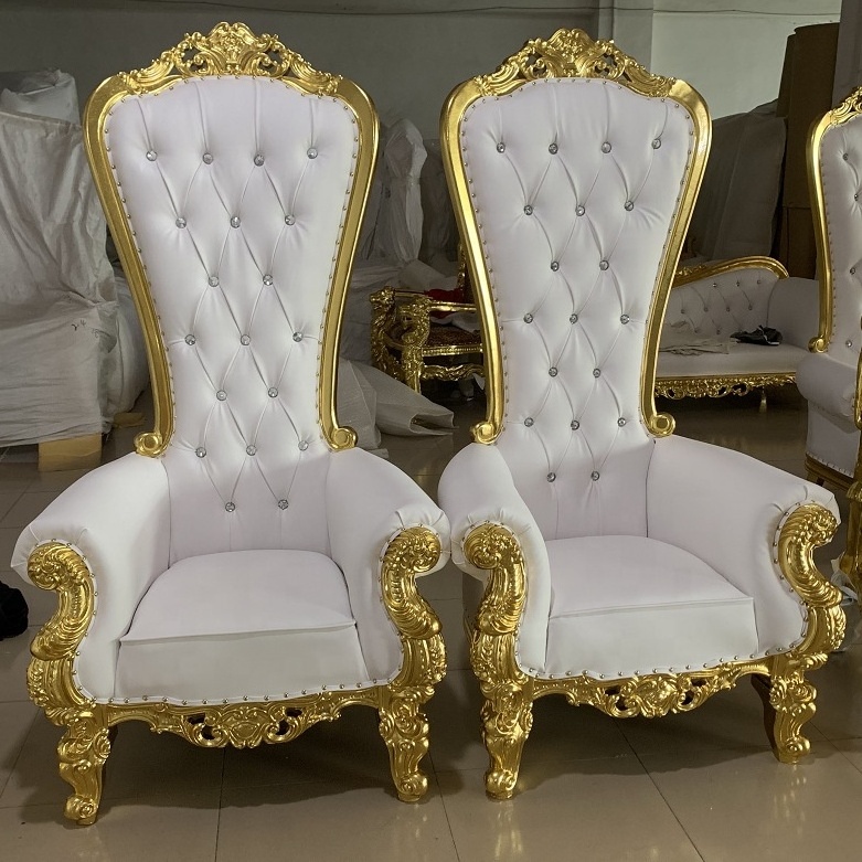 king throne chair and queen chair rental,princess throne chair for sale, luxury white throne chair