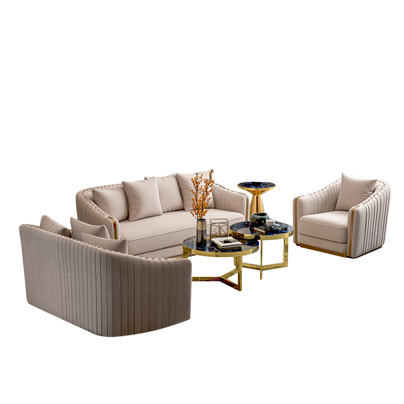 single Sofa leather modern living room design sectional furniture wooden legs hotel room chair