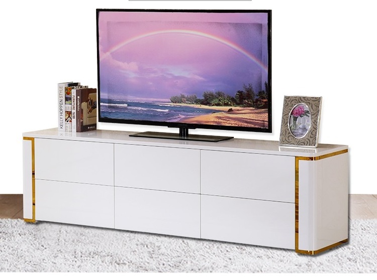 Light modern home bar storage wine cabinet tv stand furniture luxury soild wood living room cabinet