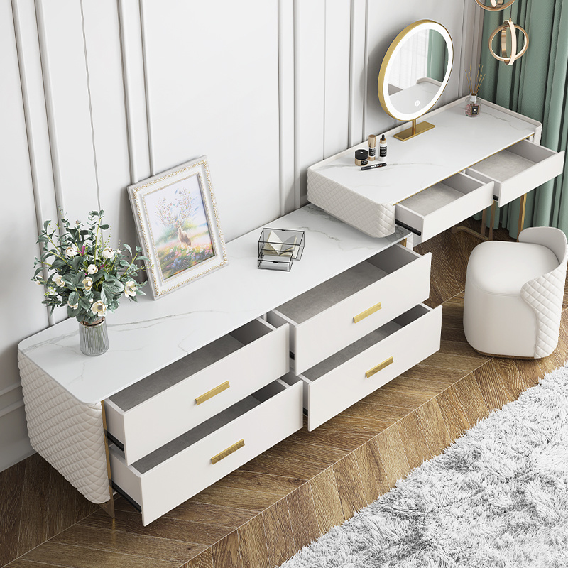 Girls Wood Makeup Vanity Modern Bedroom Furniture White modern dresser for bedroom