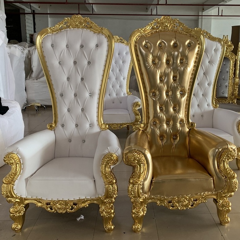 king throne chair and queen chair rental,princess throne chair for sale, luxury white throne chair