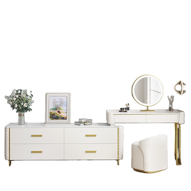 Girls Wood Makeup Vanity Modern Bedroom Furniture White modern dresser for bedroom