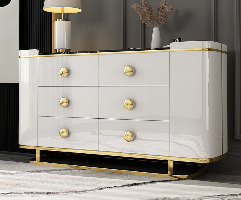 Luxury Design Arabic style Living Room Cabinet high end Furniture Modern Console Table